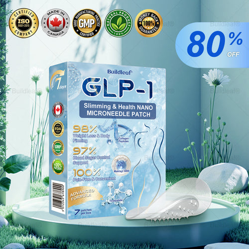 Clinically Proven|Official Store | Buildleaf® Tirzepatide Nano Microneedle Patch with Collagen & Matrixyl 3000 丨Targets Obesity, Loose Skin, High Blood Pressure, Diabetes, Fatty Liver, Joint Pain, Brain Fog, Low Energy, Body Aches, and More