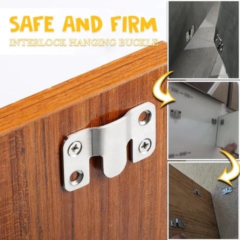(🔥Last Day Promotion - 50% off)Stainless Steel Interlock Hanging Buckle