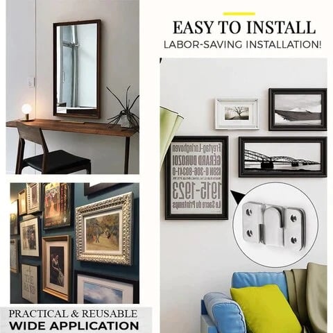 (🔥Last Day Promotion - 50% off)Stainless Steel Interlock Hanging Buckle